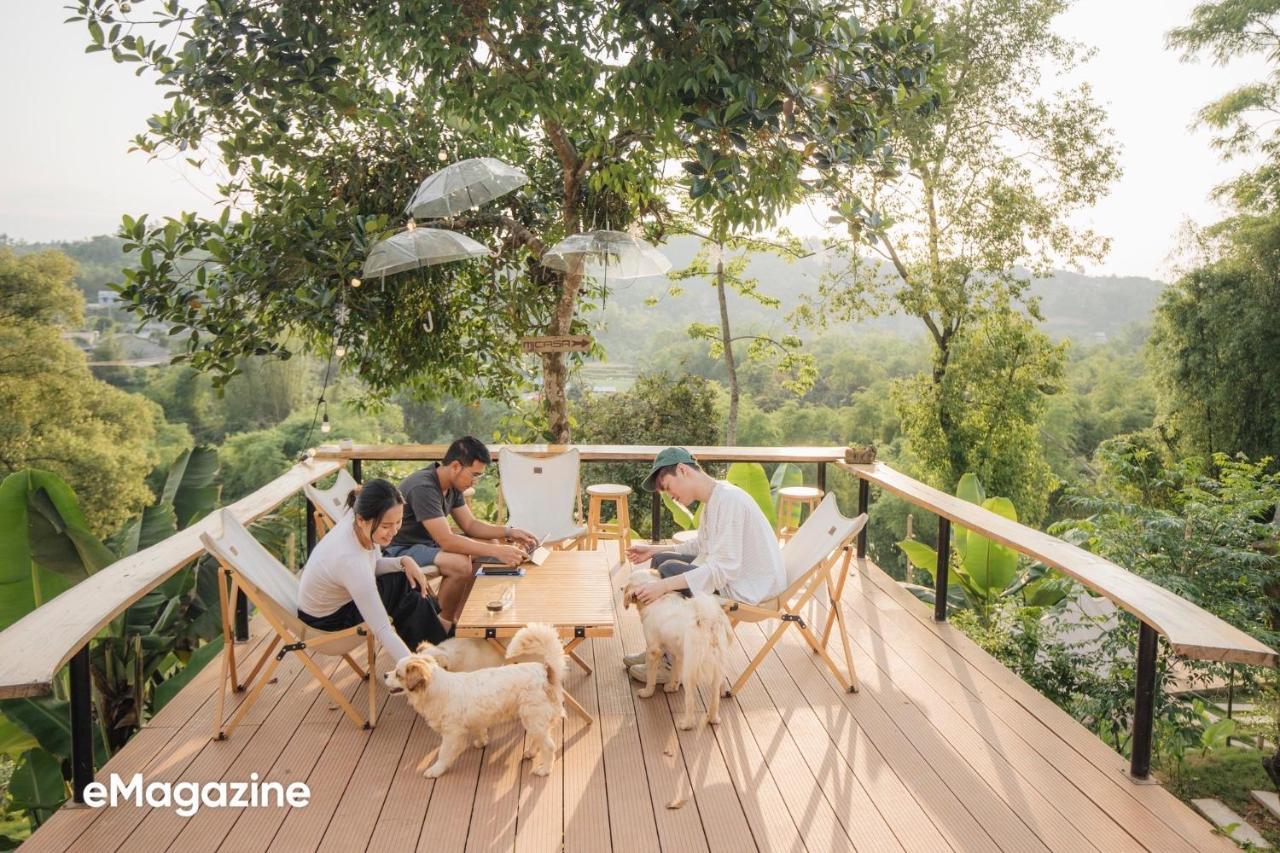 Villa Micasa - Nha Gac Mai Tren Dinh Doi Cao Bang Exterior foto