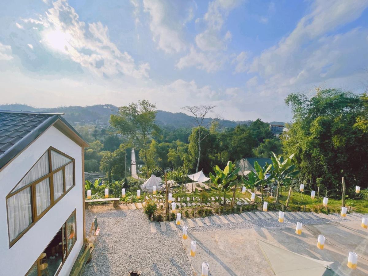 Villa Micasa - Nha Gac Mai Tren Dinh Doi Cao Bang Exterior foto